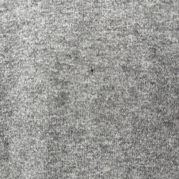 Linksoul Large Solid Gray Cotton Cashmere Blend Elbow Patch Pullover Sweater - Picture 6 of 7